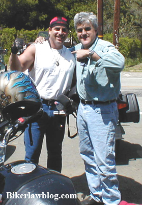 Norman Gregory Fernandez, Esq. and Jay Leno at the Rock Store