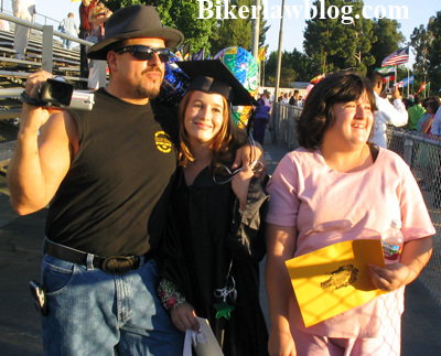 Me and My Daughters at Elsie's High School Graduation
