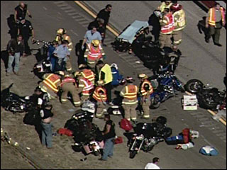 Massive 30 motorcycle accident in Oregon leaves many injured